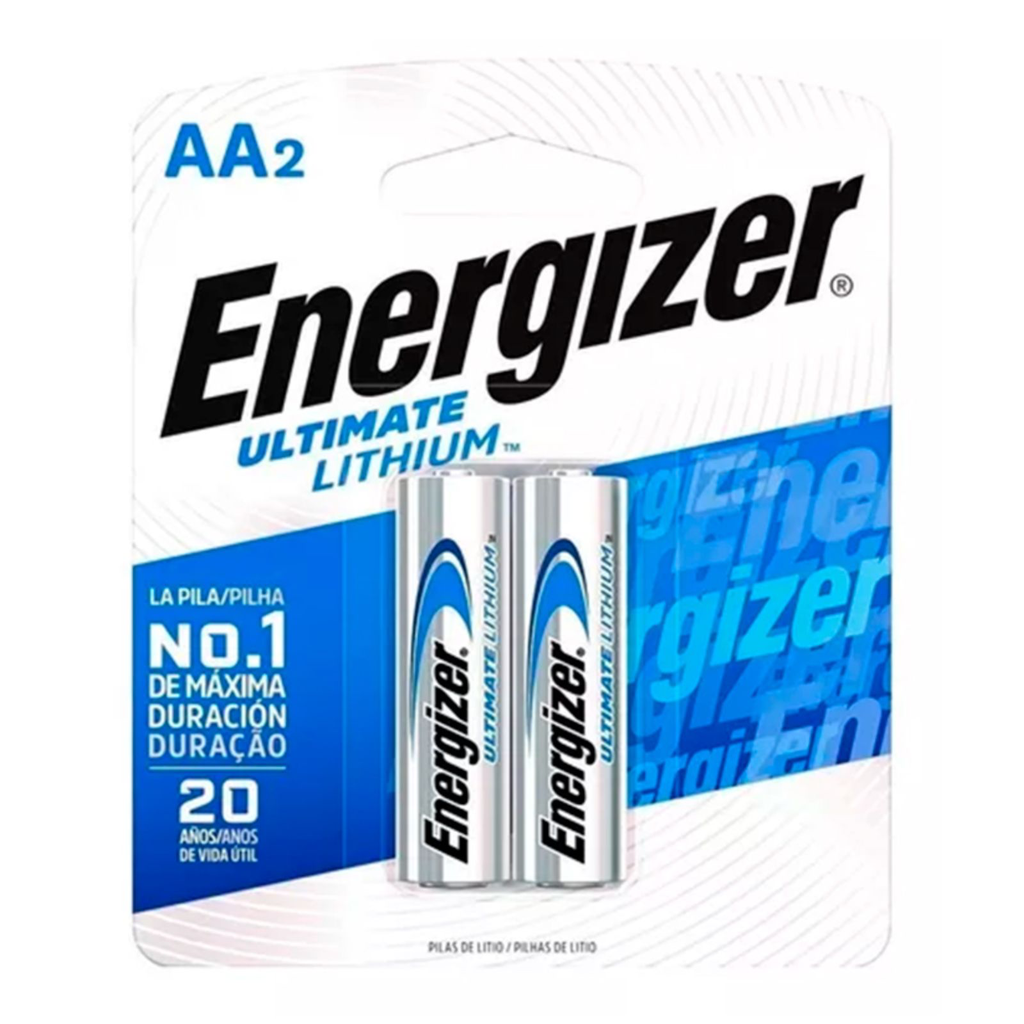 [EBL10] Pila de Litio AA Energizer L91 Blíster x 2