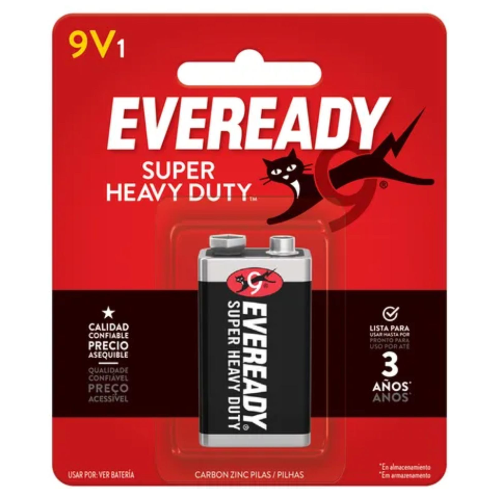 [EP07] Pila 9V Eveready 1222 Blister x 1