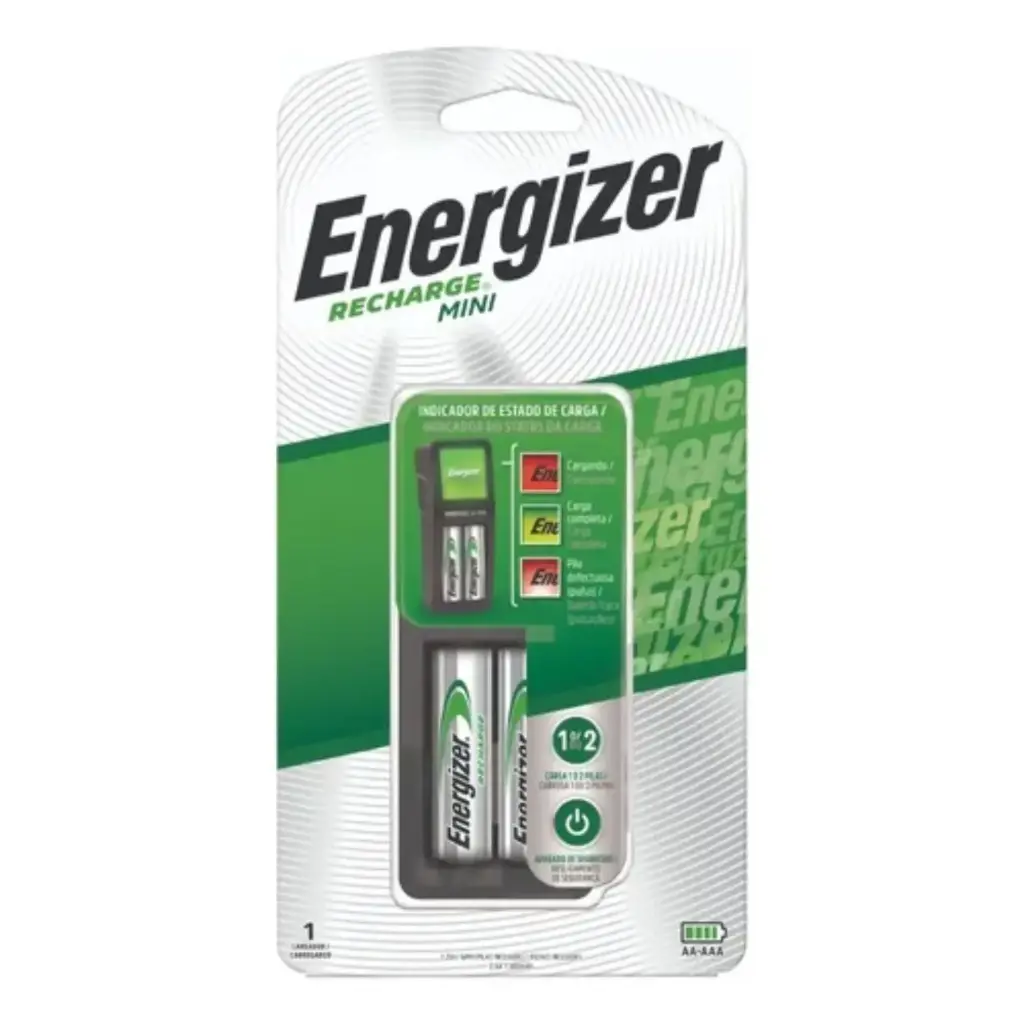 [ECR32] Cargador Energizer con 2 pilas Mini