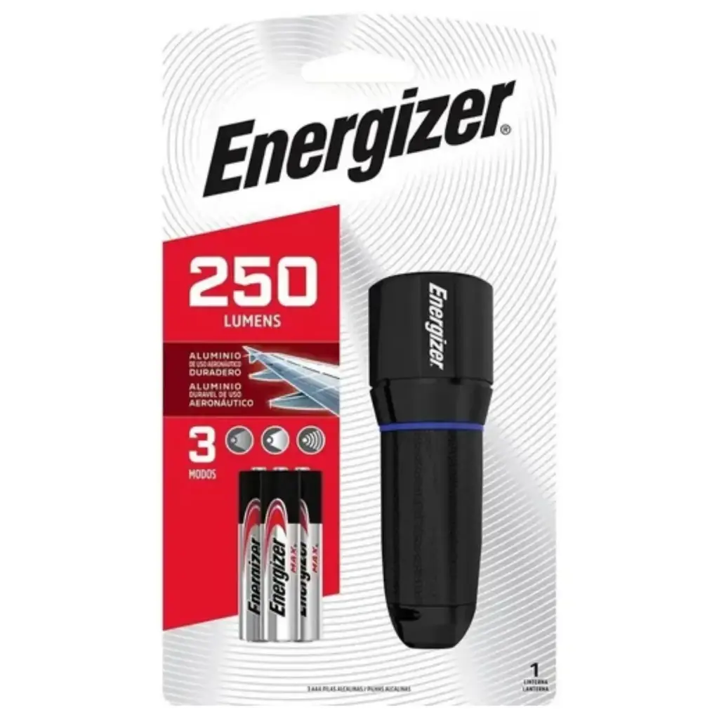 [ELE32] Linterna Compacta Metal 250 Lumens