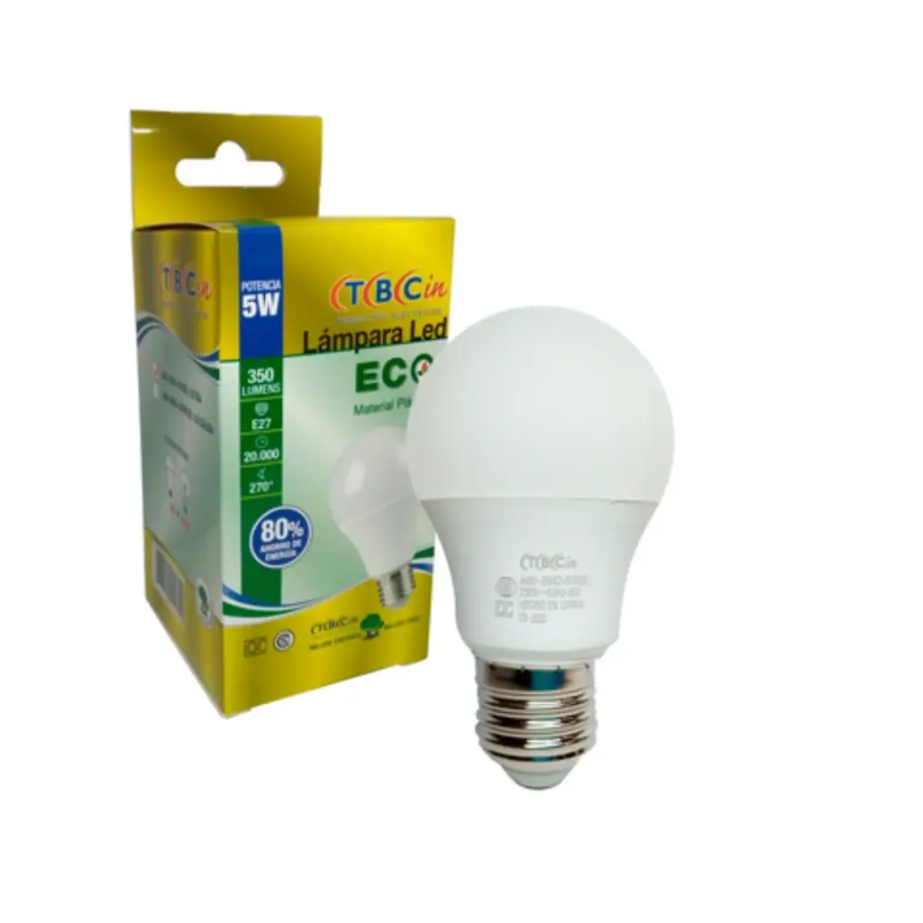 [85232F] Lámpara LED TBCin 5W E27 Luz Fría