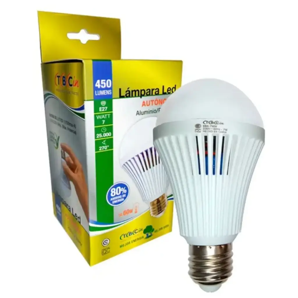 [88264F] Lámpara LED Autónoma TBCin 7W Luz Fría