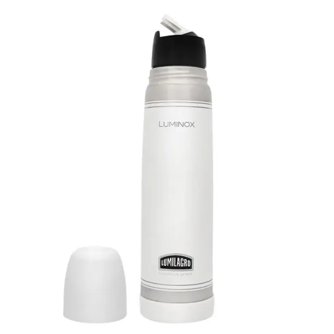 [L376BL] Termo Lumilagro Luminox 1 Litro Blanco