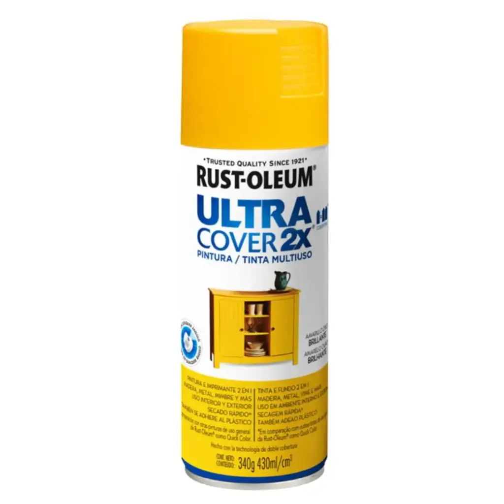 [R62190] Rust Oleum Ultra Cover 2x Amarillo Oro Brillante 340g