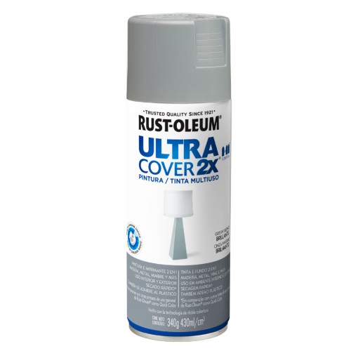 [R62175] Rust Oleum Ultra Cover 2x Gris Inverno Brillante 340g