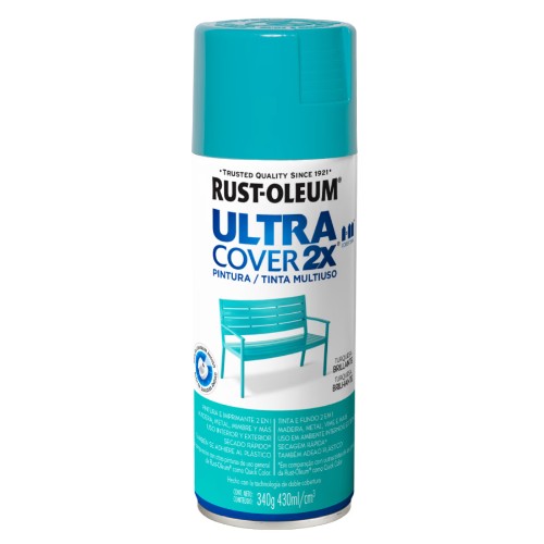 [R79247] Rust Oleum Ultra Cover 2x Turquesa Brillante 340g
