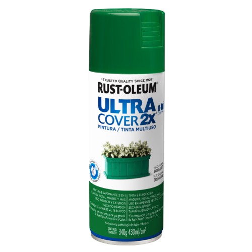 [R62166] Rust Oleum Ultra Cover 2x Verde Claro Brillante 340g