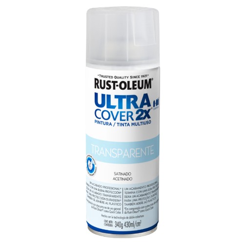 [R62170] Rust Oleum Ultra Cover 2x Transparente Satinado 340g