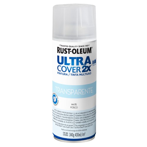 [R58910] Aerosol Rust-Oleum Ultra Cover 2X Transparente Mate 340 g