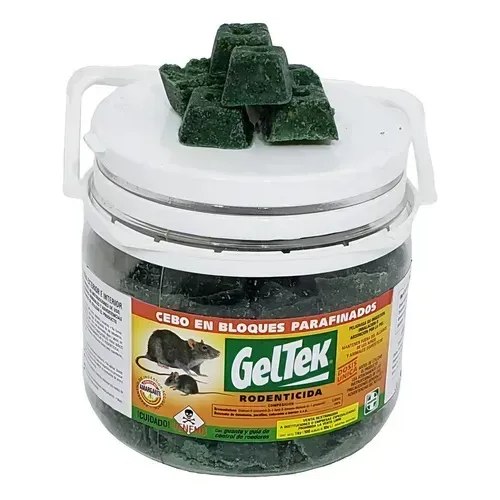 [GEL010] Raticida en Bloques Geltek 1 kg