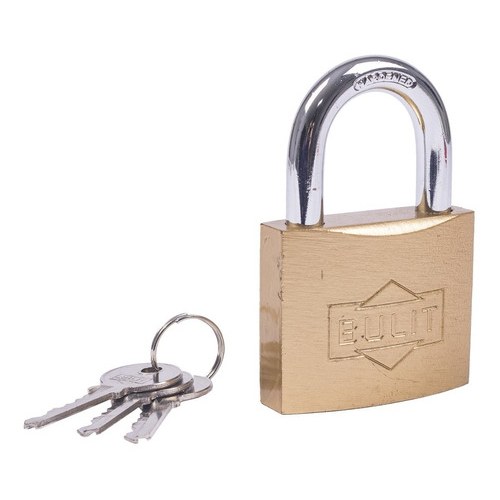 [ER615] Candado Bulit Hierro Dorado 60 mm