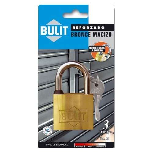 [ER262B] Candado Bulit Reforzado 50 mm Doble Traba
