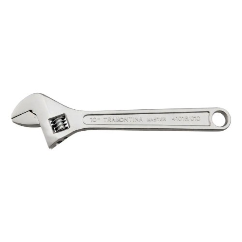 [D6510] Llave Ajustable 10" Tramontina Cromada