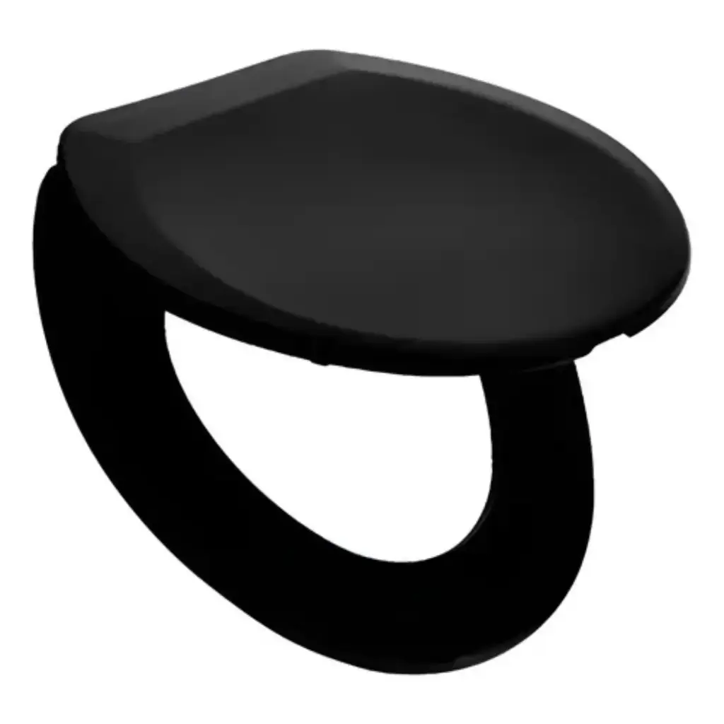 [MP105] Asiento de Inodoro Modelo Flor Negro