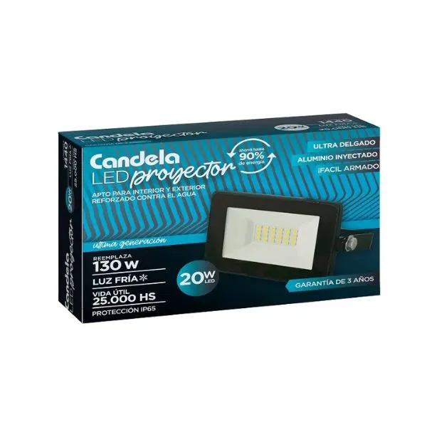 [6843F] Candela Proyector Led 20w Luz Fria
