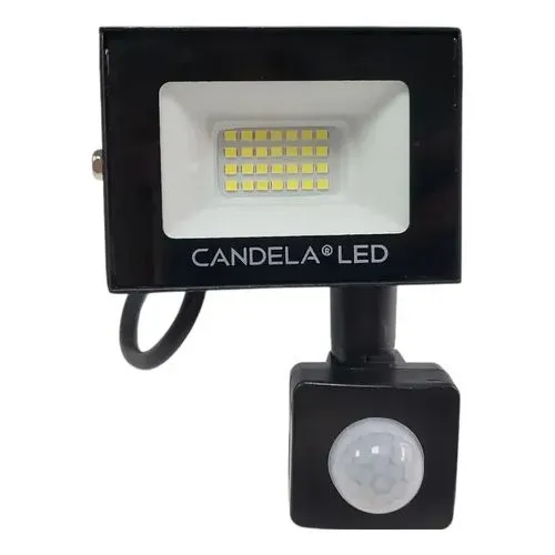 [7930F] Candela Proyector LED 50w Aluminio con Sensor de Movimiento
