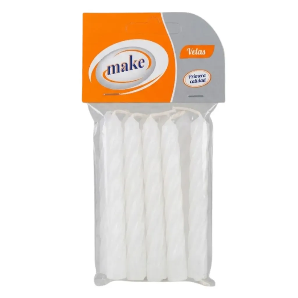 [MF6541] Velas Primera Calidad Blanca Make x30
