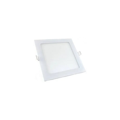 [7549C] Plafón Cuadrado de Embutir 12W Luz Cálida Candela