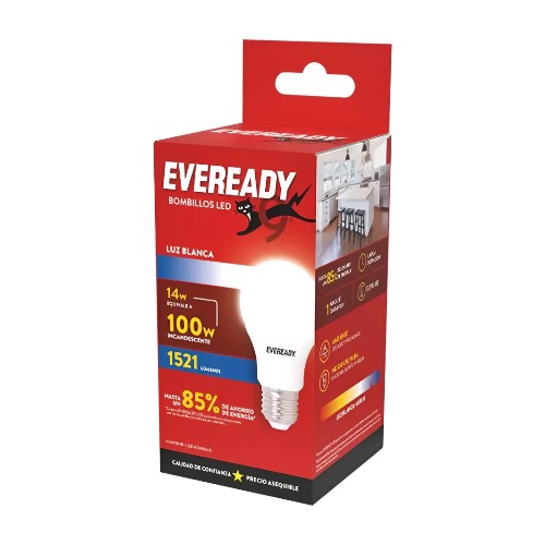 [EV14] Lámpara LED Eveready 14W E27 Luz Fría