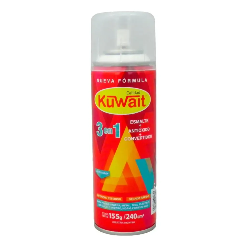 Aerosol Kuwait 240cc — Elegí tu color (Unidad, Aluminio Alta Temperatura)