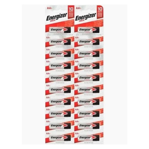 Pila Energizer AA MAX - Tira (Tira x 20)