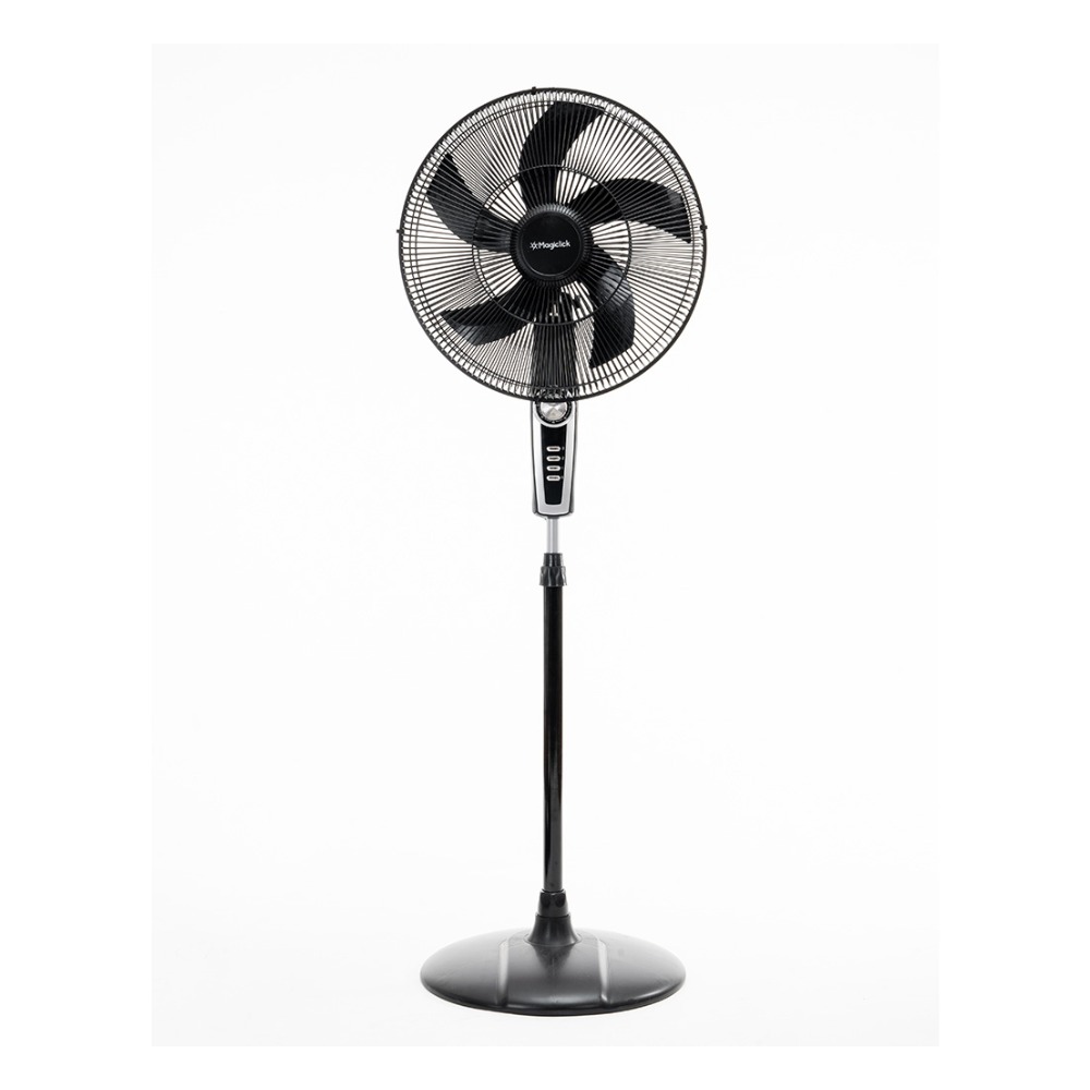 Ventilador de Pie 20" 90W con Timer Negro Magiclick